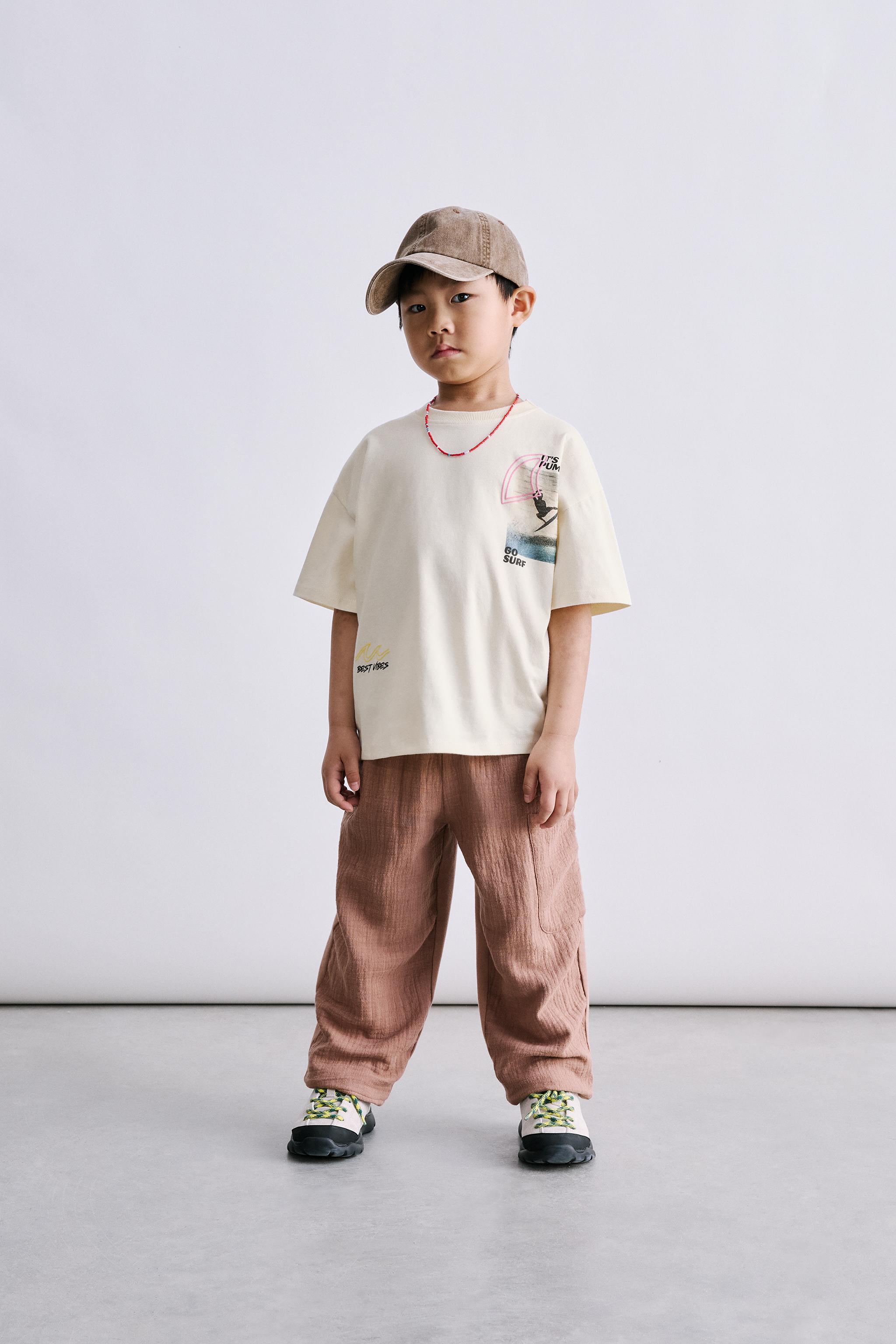 PANTALON TEXTURÉ EN MATIÈRES VARIÉES
